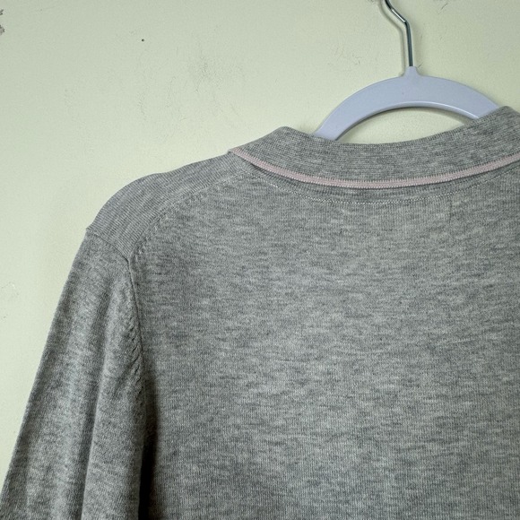 One Grey Day Gray Kona Long Sleeve Polo Shirt NWT Size Small - Picture 5 of 7